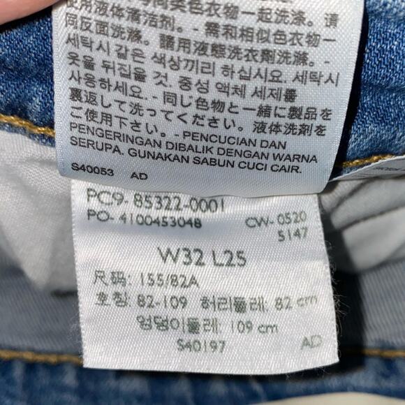 Levi’s Mile High Cropped Wide Leg Denim Jeans - Picture 6 of 6